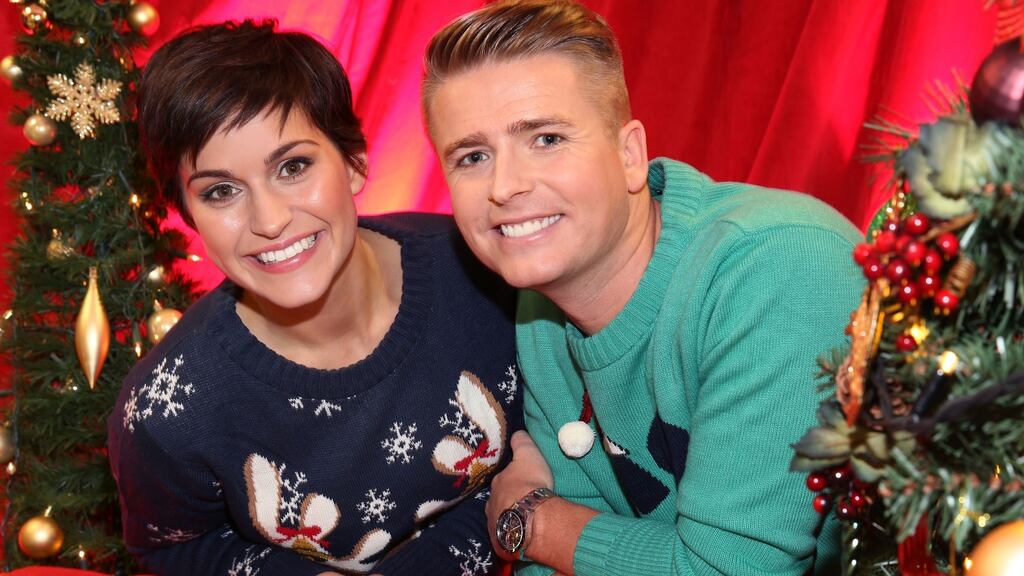Maria Walsh and Brian Ormond, presenters of TV3’s Toy Show, which airs a week before RTÉ’s version