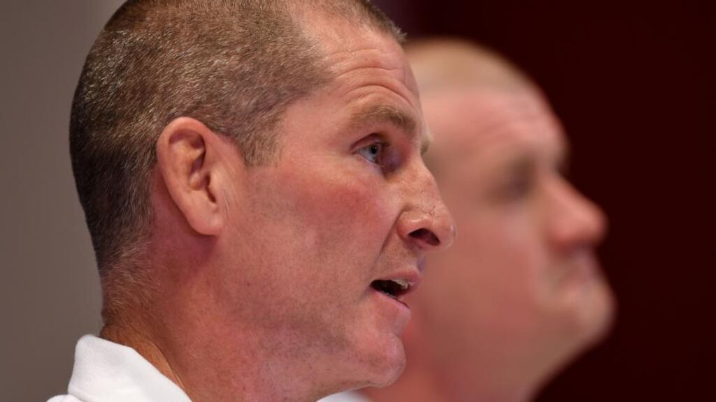 Stuart Lancaster has defended his omission of overseas-bades players from England’s 50-man World Cup training squad. Photograph: PA