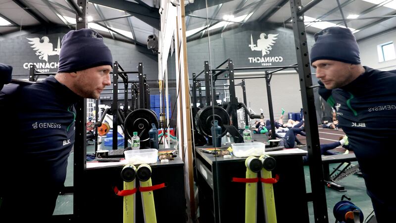 Jack Carty has seen the Connacht gym at the Sportsground change over the years. Photograph: James Crombie/Inpho