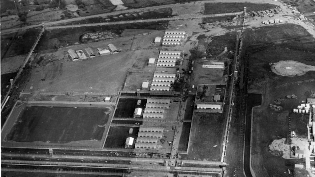 Construction of the Maze prison on the outskirts of Lisburn, nine miles southwest of Belfast. Photograph: Ciaran Donnelly /THE IRISH TIMES