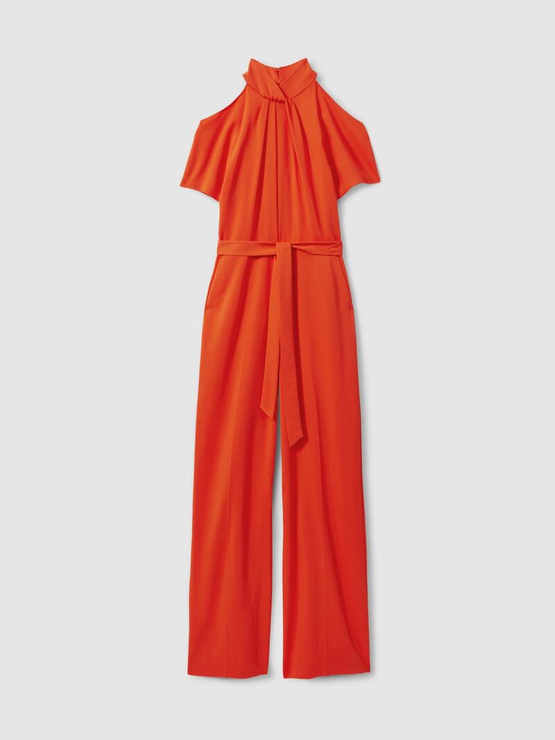 Spilt sleeve jumpsuit, €345, Reiss