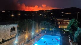 ‘There’s a wildfire outside my balcony’ - climate chaos hits tourism in Greece