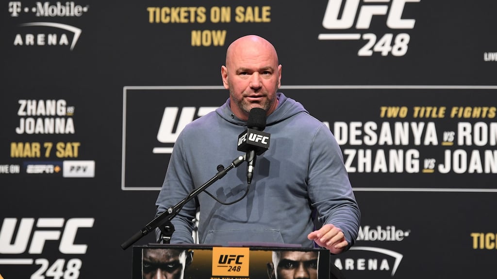UFC President Dana White. Photograph: Josh Hedges/Zuffa LLC via Getty Images
