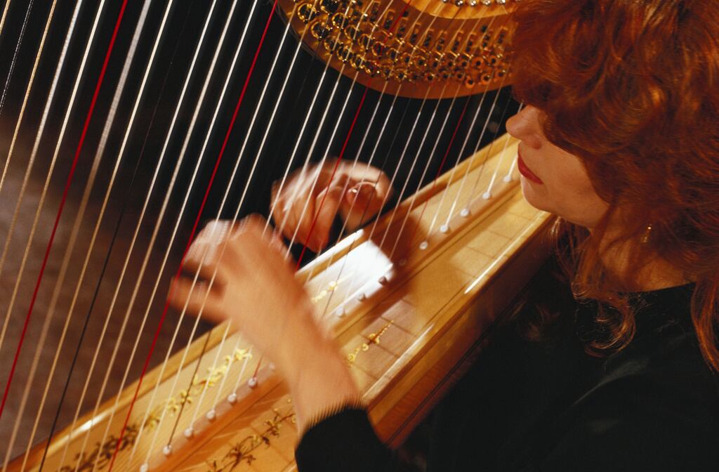 Teaching the venerable traditions of the harp to a new generation. Photograph:  Getty Images