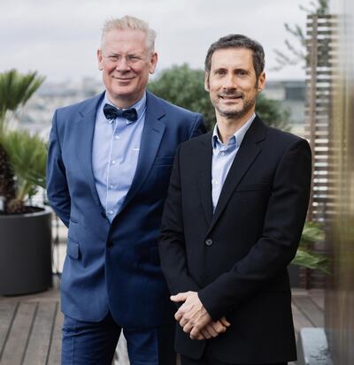 The founders of Augustinus Bader, German stem cell expert Prof Augustinus Bader and French financier Charles Rosier.