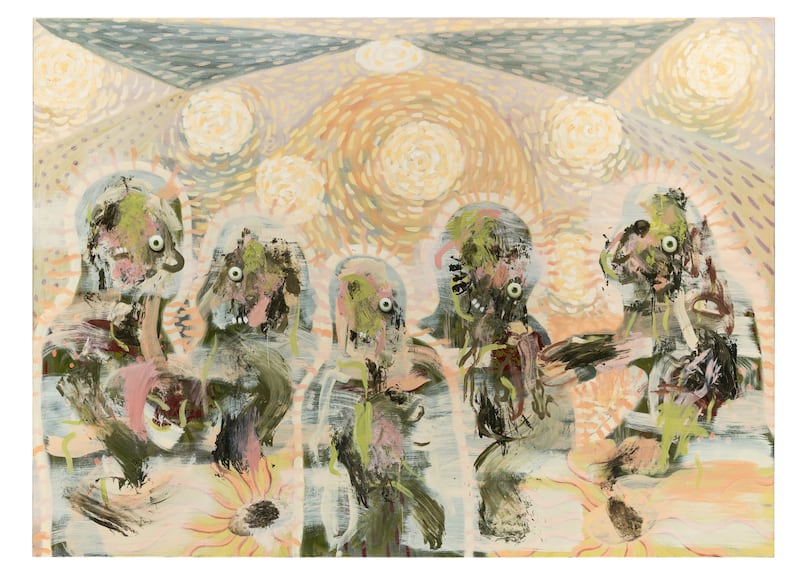 Artwork by Cork-based artist Kevin Mooney is being exhibited at the IMMA until March. Photograph: Jed Niezgoda