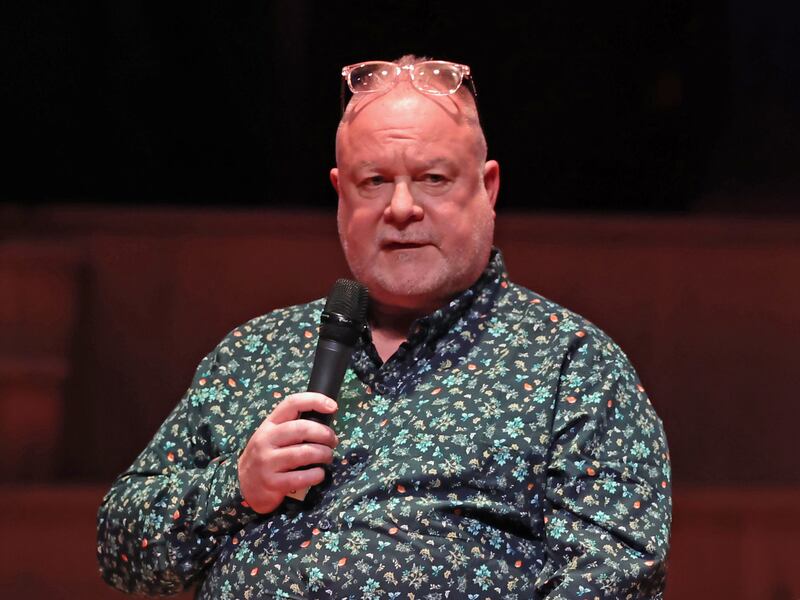Retired Shankill businessman Glenn Bradley spoke about being scarred by an IRA bomb as a young child and being abused by republicans. Photograph: Liam McBurney/PA