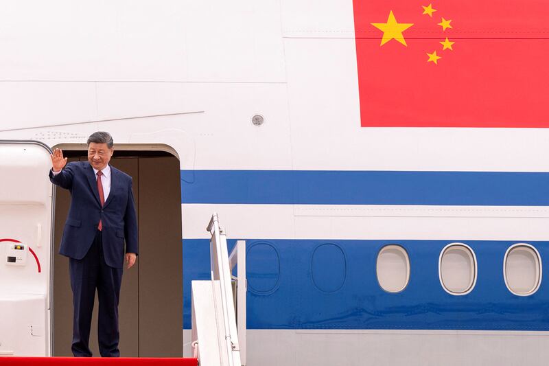 The so-called 'Strike Hard' campaign in Xinjiang was launched by Chinese president Xi Jinping in 2014 and eventually led to global condemnation. Photograph: AFP via Getty Images