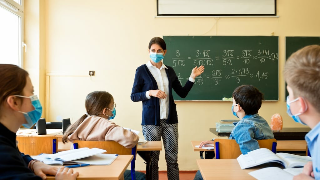 Covid has been found to have spread significantly in fewer than 10 schools, says Nphet. Photograph: Getty Images