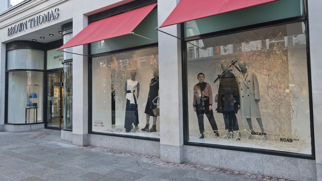 ‘I had always assumed only Fine Gael politicians bought their suits in Brown Thomas.’  Photograph: Brenda Fitzsimons