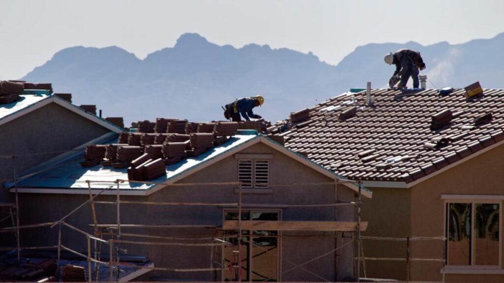 The lowest number of planning approvals for new homes was in Galway City where just three new homes were approved in the second quarter of 2015. File photograph: Reuters