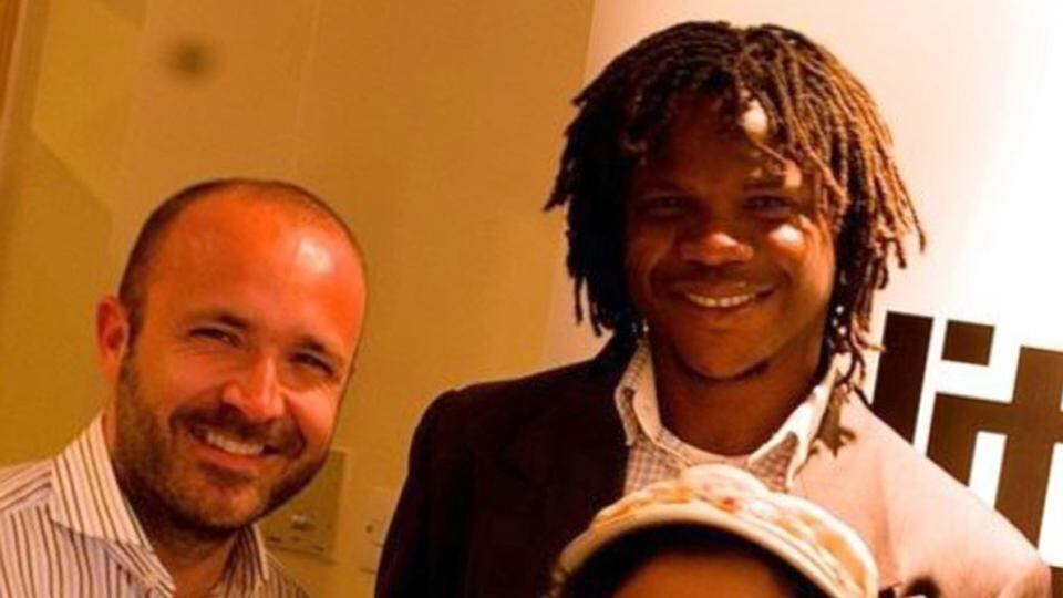 Humanitarian mission: Dr Neil Falzon, a former director of the UN Refugee Agency in Malta and now director of Aditus, an NGO, and Ali Konate, a Mali-born migrant-rights activist who survived a Mediterranean crossing from Libya in 2002. Photograph: Aditus Foundation