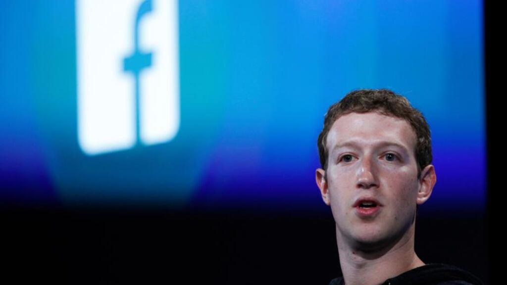 Mark Zuckerberg of Facebook. A bug in the Facebook system led six million users’ contact information to be inadvertently exposed, the social media giant has said. Photograph: Reuters