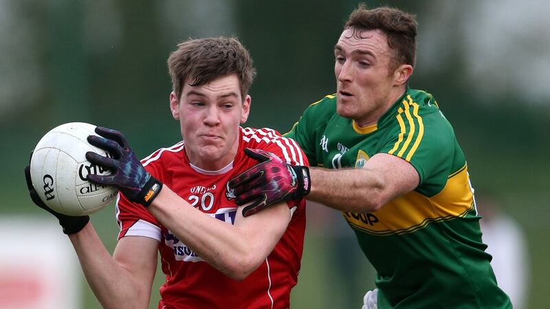 Brendan O’Sullivan in action against Cork in the McGrath Cup last January. Photograph: Cathal Noonan/Inpho