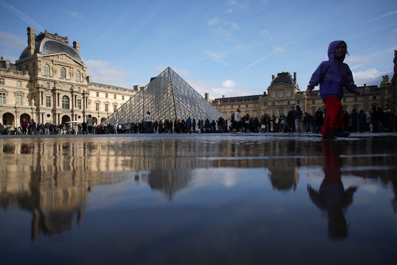Despite being the world's most-visited museum, several security flaws exist at the Louvre in Paris. Photograph: Christophe Ena/AP