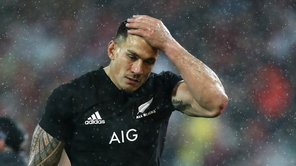 Sonny Bill Williams returns to the New Zealand side for the Rugby Championship opener against Australia in Sydney. Photograph:   David Rogers/Getty Images