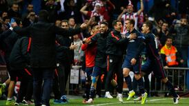 Valiant Atletico Madrid stun Barcelona to advance