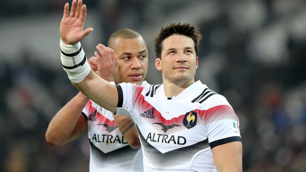 Francois Trinh-Duc has replaced Lionel Beauxis in the France XV for Saturday’s visit of England. Photograph: Sebastien Nogier/EPA