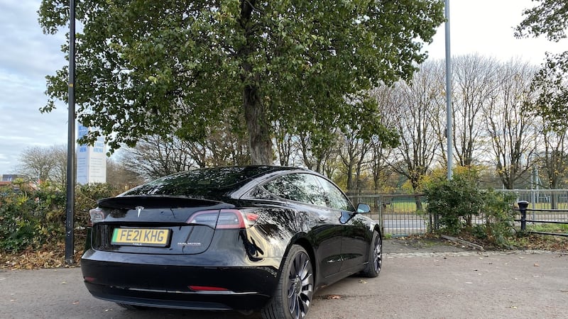 The extra thump of the Performance’s 573hp is pretty addictive, and yet it can still go for a claimed 547km on a full charge of its 76kWh battery