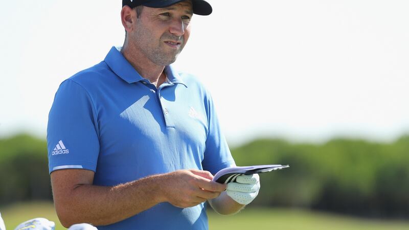 Sergio Garcia will be using a custom made putter at the Ryder Cup. Photograph: Warren Little/Getty Images