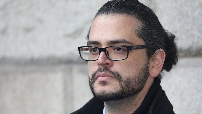 Alan Thawley, husband of the late, Malak Thawley, pictured at the Four Courts after settling his High Court action over the death of his wife for damages. Photograph: Collins Courts.