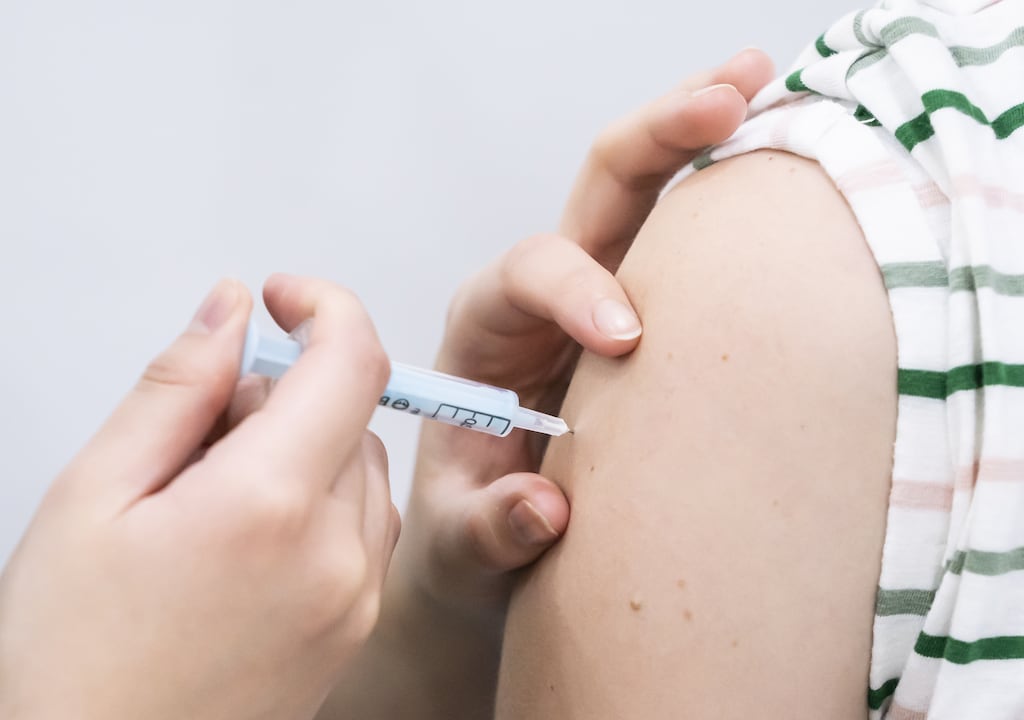 In Britain, the HPV vaccination programme is credited with almost eliminating cervical cancer in women born since September 1995. Photograph: Danny Lawson/PA Wire