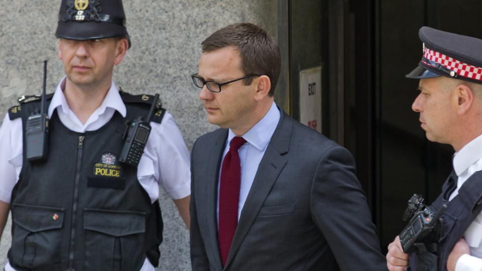 Phone-hacking scandal: former News of the World editor Andy Coulson leaves the Old Bailey in London in 2014. Photograph: Justin Tallis/AFP/Getty