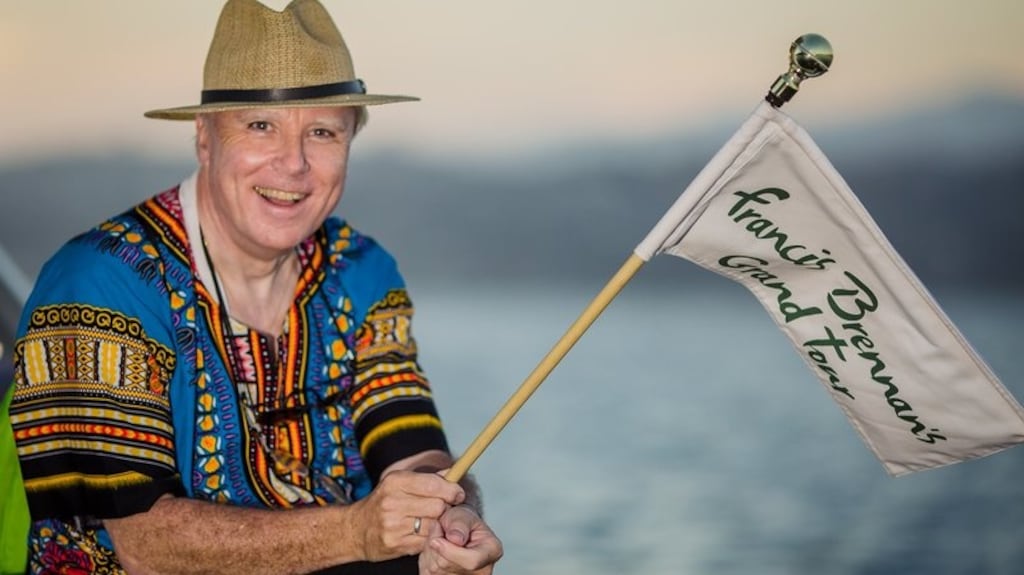 Francis Brennan: blending right in on Grand Tour of South Africa. Photograph: RTE