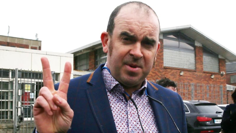 Desmond Wisley from Leitrim leaving Tallaght Court in March 2022. Photograph: Collins Courts