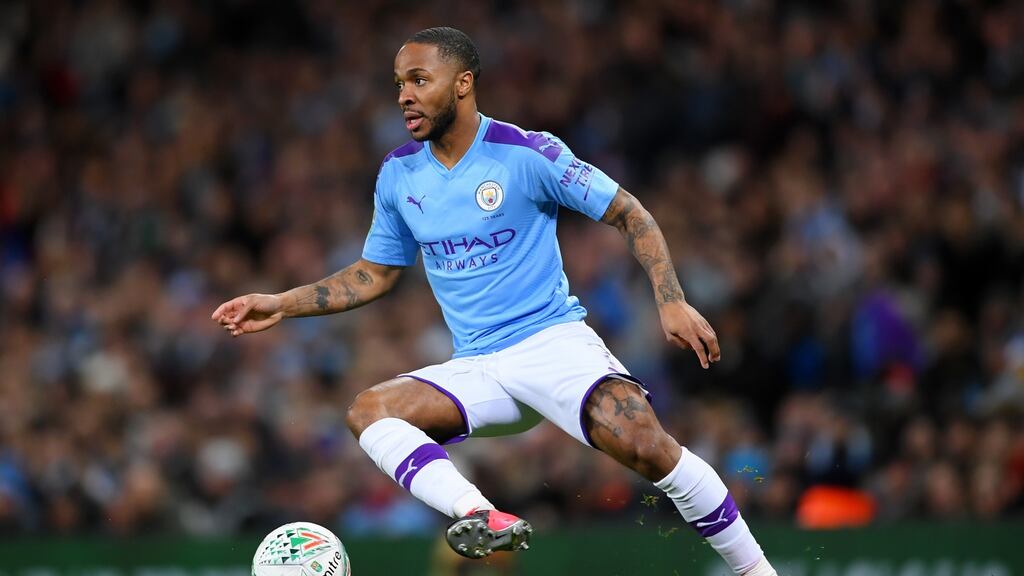 Raheem Sterling appeared on BBC’s Newsnight on Monday. Photograph: Laurence Griffiths/Getty