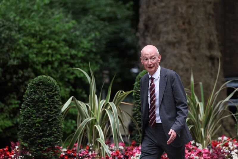 Pat McFadden at Downing Street on Friday. Photograph: Andy Rain/EPA
