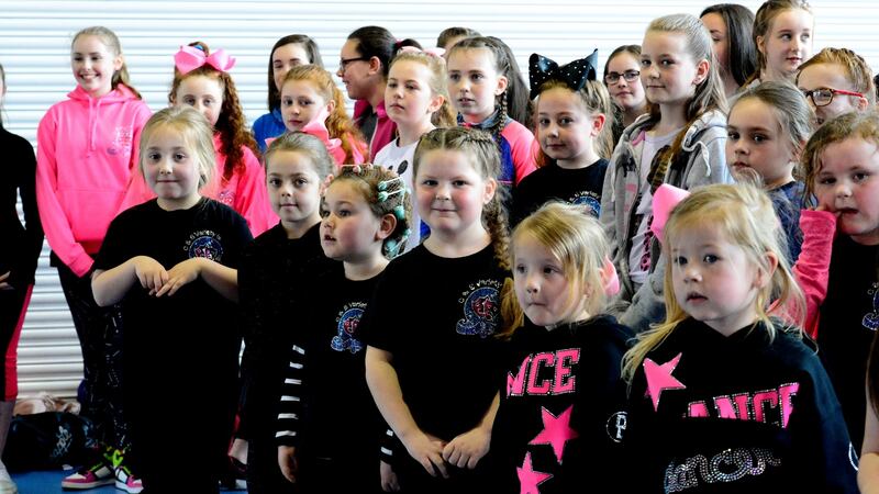 Children in the C&S Group at a singing rehaersal at St Ultan's School, Ballyfermot. Photograph: Cyril Byrne