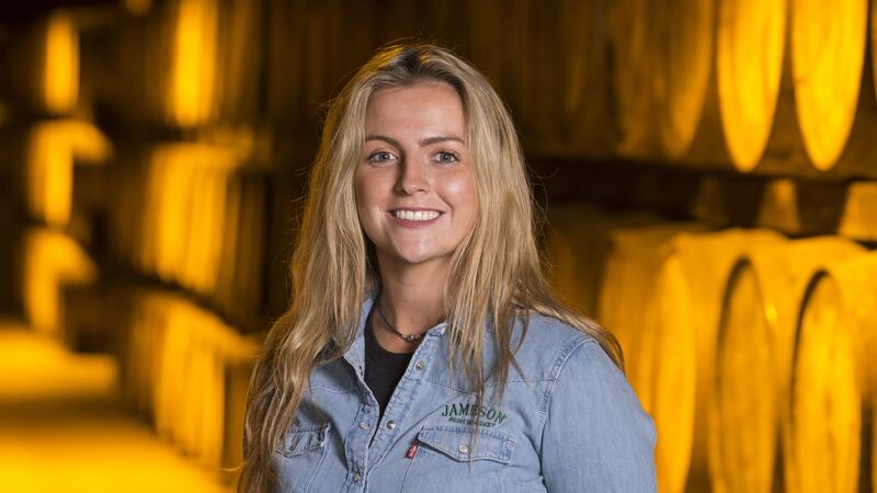 Hannah O’Shea at the Jameson Distillery in Midleton. Photograph: Cathal Noonan