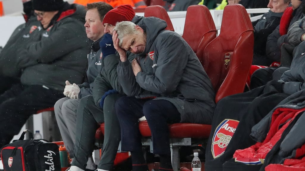 Arsene Wenger: all the other so-called contenders have tried to live with City’s version of enlightened management and furious spending. And all have been found wanting. Photograph: David Klein/Reuters