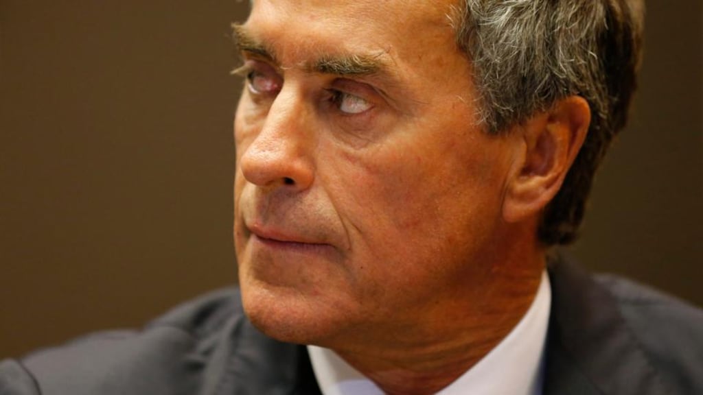 Former French budget minister Jérôme Cahuzac waits for the start of a hearing into alleged tax fraud at the National Assembly in Paris yesterday. Photograph: Benoit Tessier/Reuters