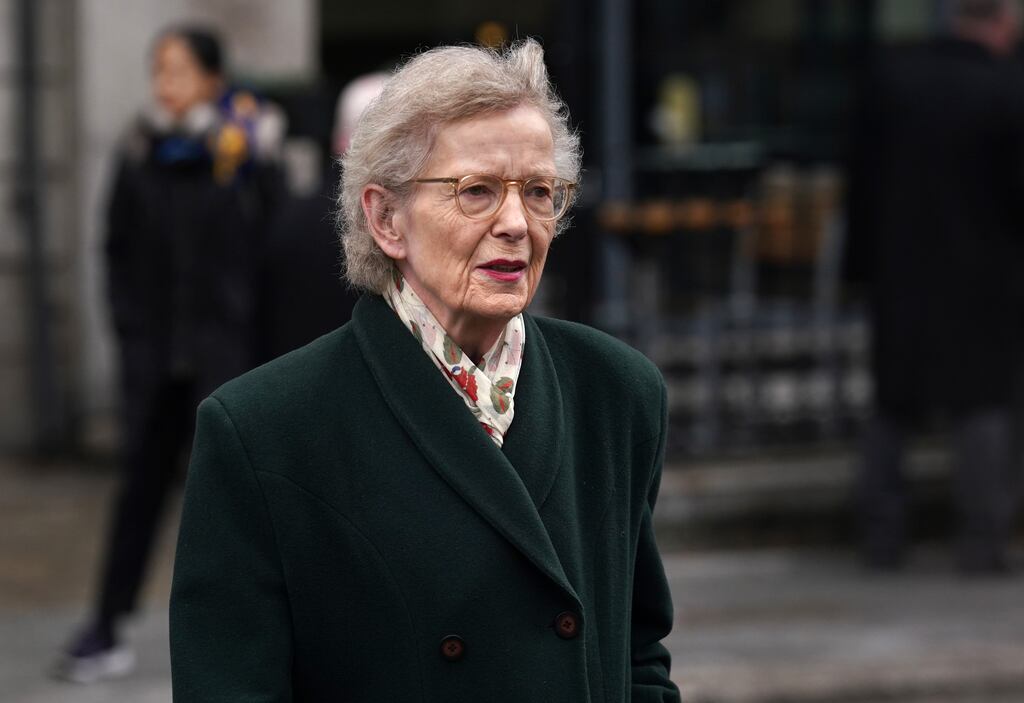 Former president of Ireland Mary Robinson said the US government should get Israel to accept a two-state solution to the Middle East conflict. Photograph: Brian Lawless/PA Wire