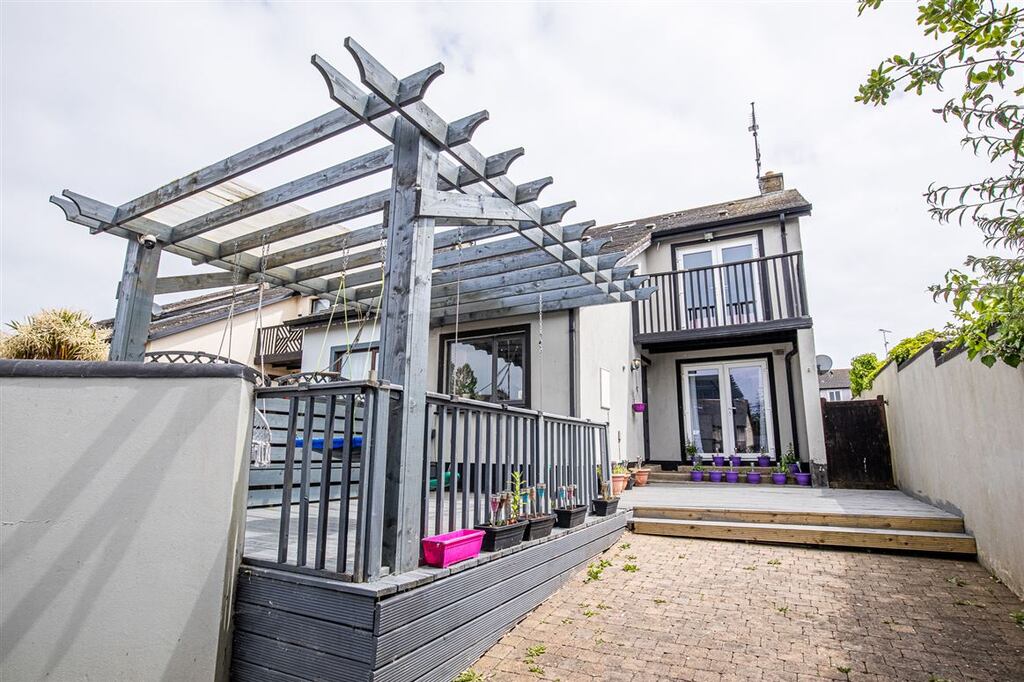 This two-bedroom home is five minutes from the popular seaside village of Courtown