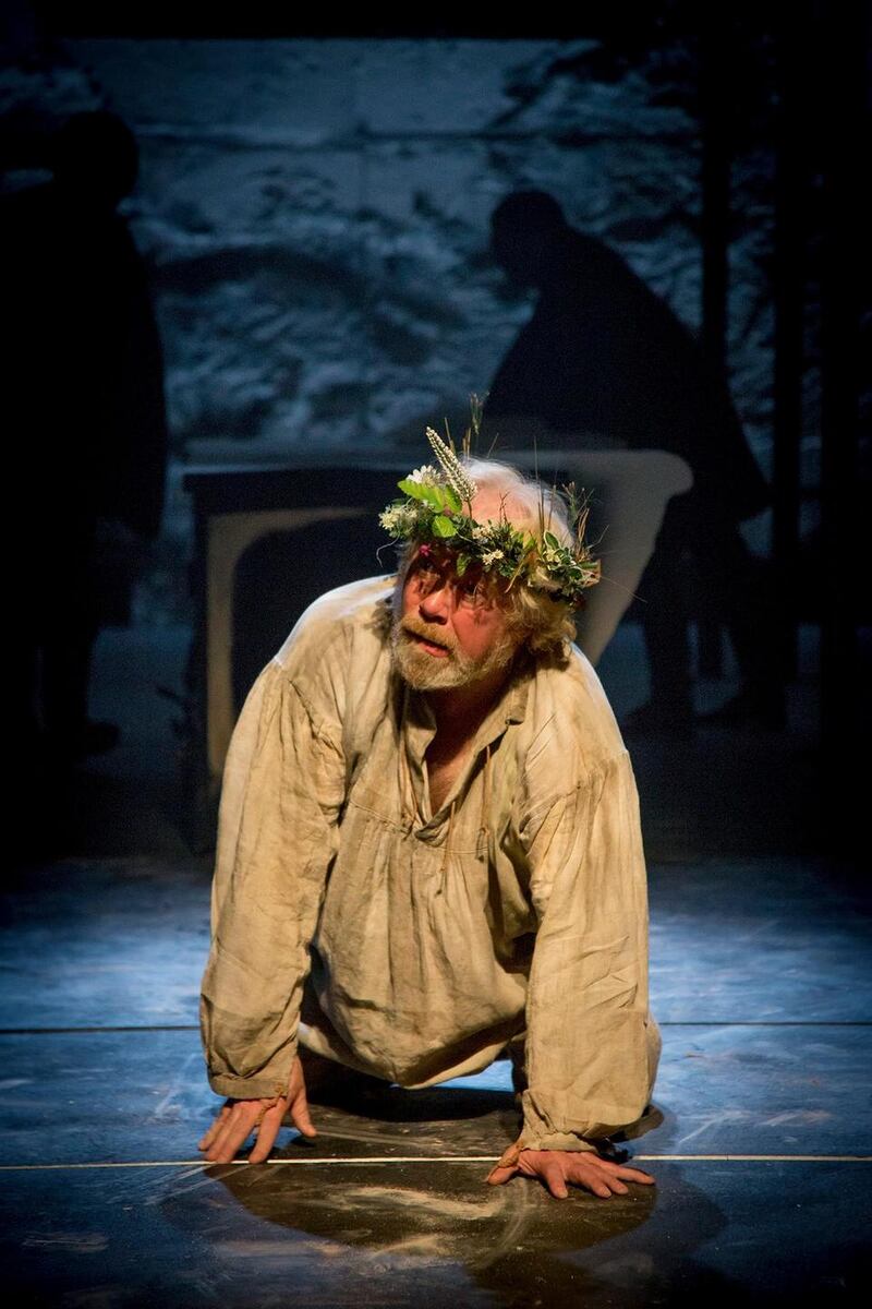 Owen Rose as the titular character in the Abbey’s production of King Lear in 2013.