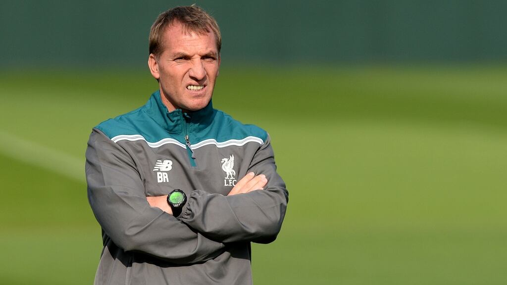 Brendan Rodgers has emerged as odds-on favourite to take over at Celtic as the club step up their recruitment process. Photograph: Martin Rickett/PA Wire
