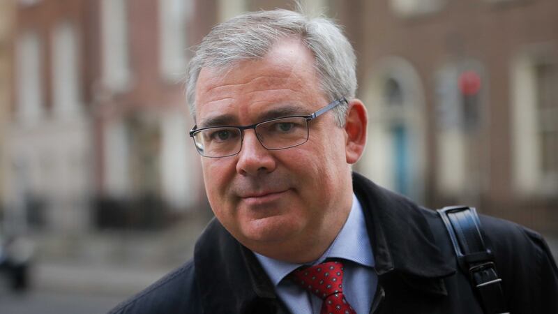 AIB chief executive Bernard Byrne at Leinster House on Thursday. Photograph: Gareth Chaney/Collins