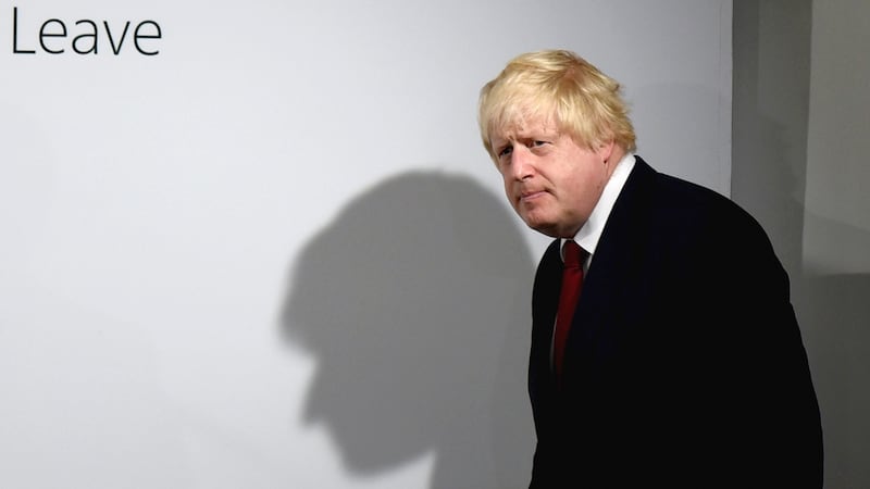 British prime minister Theresa May told Boris Johnson, above, that she was sorry “and a little surprised” to receive his resignation. Photograph: Mary Turner/Pool via Bloomberg
