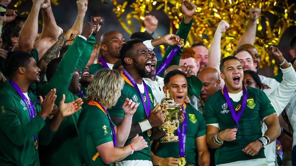 South Africa won the 2019 Rugby World Cup in Japan. Photograph: Getty