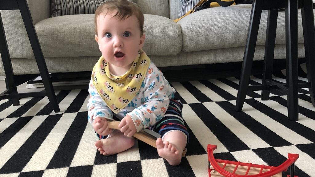 “There is a crack in the wall as Louis is beginning his life outside of me. He will laugh without me, cry without me, and he will dance without me.”