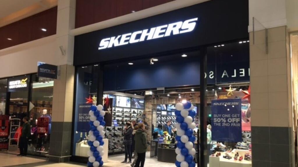 Skechers is trading alongside H&M, River Island, JD Sports and Boots in MacDonagh Junction Shopping Centre in Kilkenny