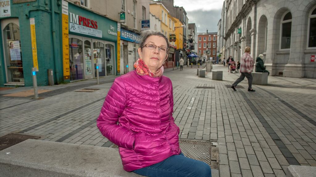 Margaret O’Sullivan from Montenotte is delighted to see Cork follow the template of European cities in embracing outdoor dining. Photograph: Michael Mac Sweeney/ Provision