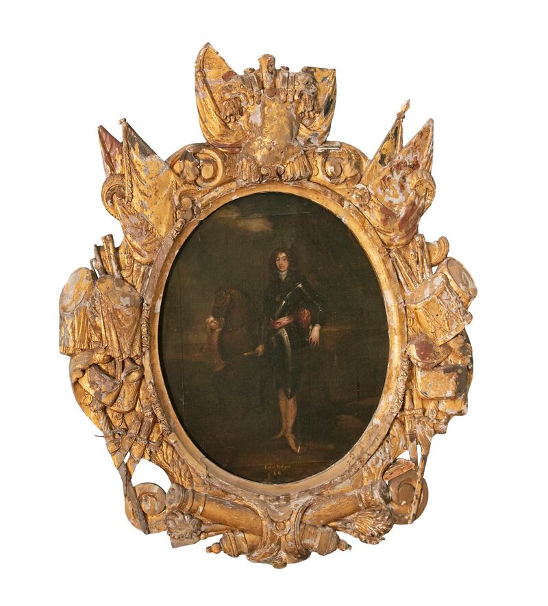 Important pair of portraits of William III and The Duke of Portland from the Pecks of Prehen House, Derry, €40,000- €60,000