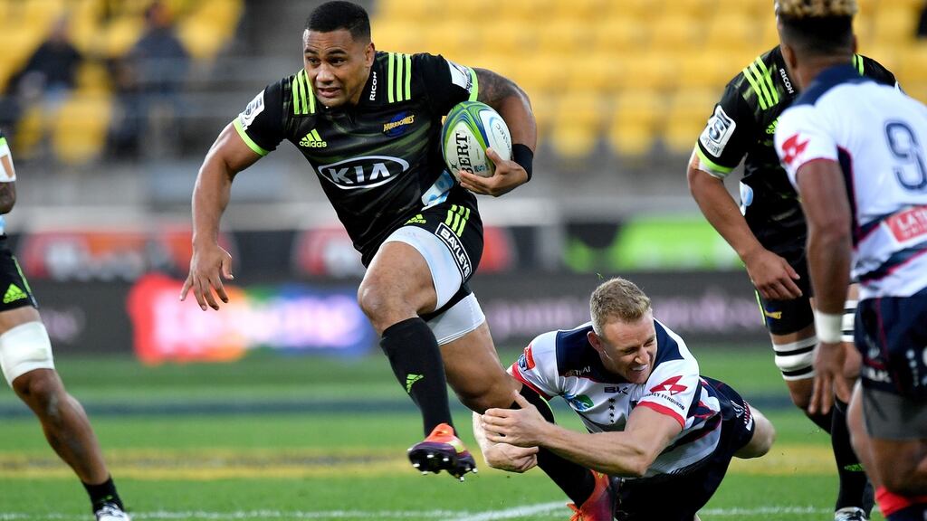 Ngani Laumape is looking to seize his Rugby World Cup chance when the All Blacks face Argentina on Saturday. Photograph: Inpho/Marty Melville