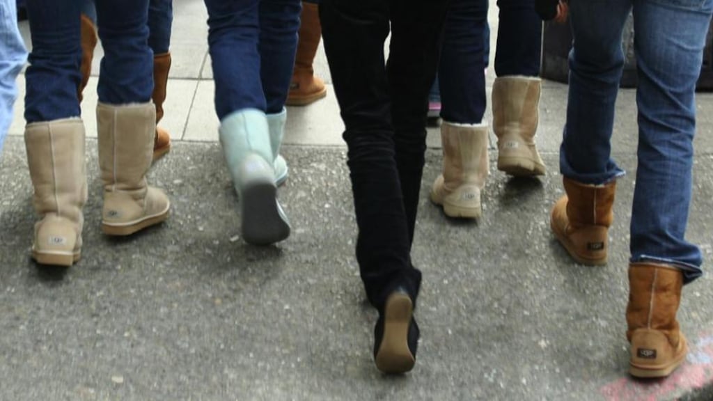 Gardaí are liaising with foreign police forces to try and establish the origin of the imitation Ugg boots, discovered during a raid in Cork yesterday.