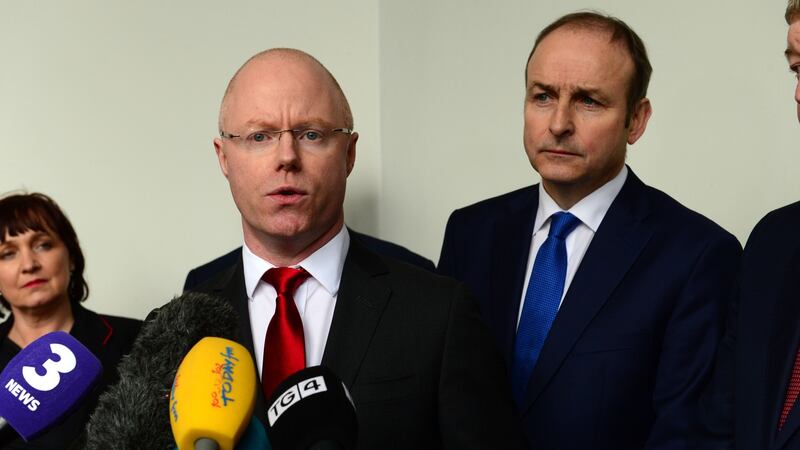 Opportunist of the Year Award: Stephen Donnelly joined Fianna Fáil in February. “Stephen will add value to the party,” crowed party leader Micheál Martin. Photograph: Dara Mac Dónaill