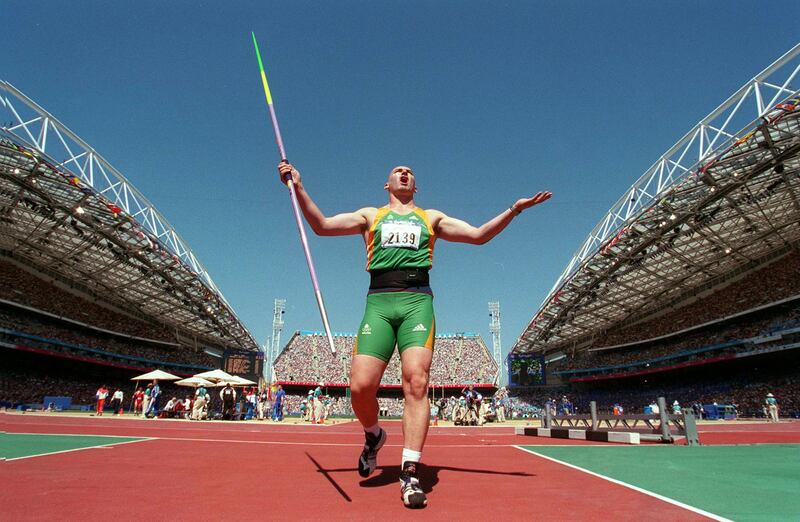 Terry McHugh of Ireland at the Sydney Olympics. "There was a certain stigma attached to being one of the first full-time athletes in the country. You had people in your neighbourhood saying, ‘He doesn’t work, you know.’" Photograph: Billy Stickland/Inpho